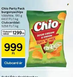 Tesco Chio Party Pack burgonyachips ajánlat