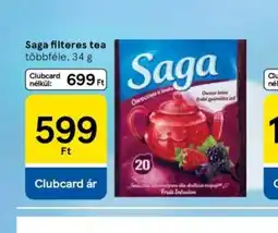 Tesco Saga filteres tea ajánlat