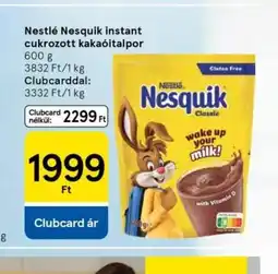 Tesco Nestlé Nesquik Instant cukrozott kakaitalpor ajánlat