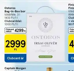 Tesco Ostoros Bag-in-Box bor ajánlat