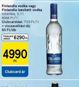 Tesco Finlandia vodka vagy Finlandia ízesített vodka ajánlat