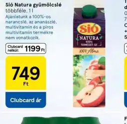 Tesco Si Natura gyümölcslé ajánlat