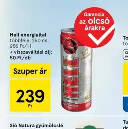 Tesco Hell energiaital ajánlat