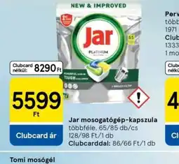 Tesco Jar mosogatgép-kapszula ajánlat