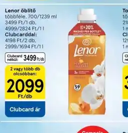 Tesco Lenor öbl Clubcard 669 Fttő ajánlat
