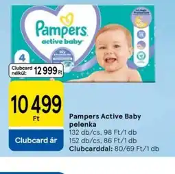 Tesco Pampers Active Baby pelenka ajánlat
