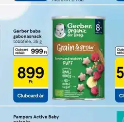Tesco Gerber baba gabonasnack ajánlat