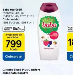 Tesco Baba tusfürdő ajánlat