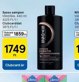 Tesco Syoss sampon ajánlat