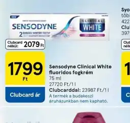 Tesco Sensodyne Clinical White fluoridos fogkrém ajánlat