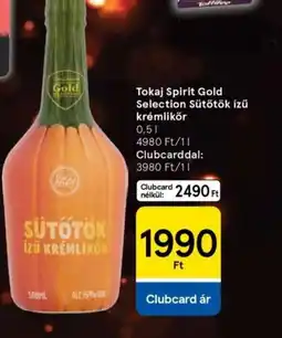 Tesco Tokaj Spirit Gold Selection Sütőtök ízű krémlikőr ajánlat