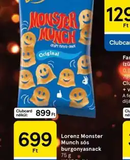 Tesco Lorenz Monster Munch ss burgonyasnack ajánlat