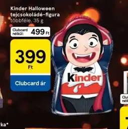Tesco Kinder Halloween tejcsokoládé-figura ajánlat