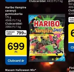 Tesco Haribo Vampire savanyú gumicukorka ajánlat