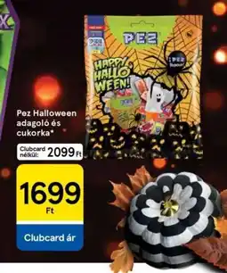 Tesco Pez Halloween adagol és cukorka ajánlat