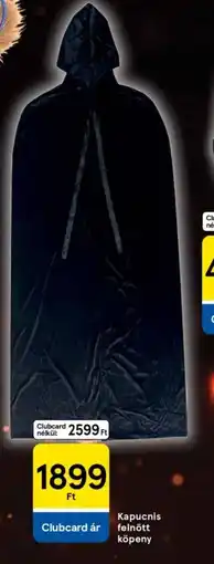 Tesco Kapucnis felnőtt köpeny ajánlat