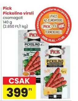 Spar PICK Pickolino virsli ajánlat