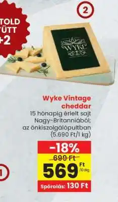 Spar Wyke Vintage cheddar ajánlat