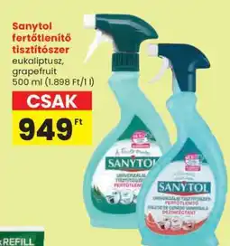 Spar Sanytol fertőtlenítő tisztítószer ajánlat