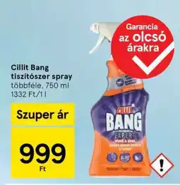Tesco Cillit Bang tisztítószer-spray ajánlat