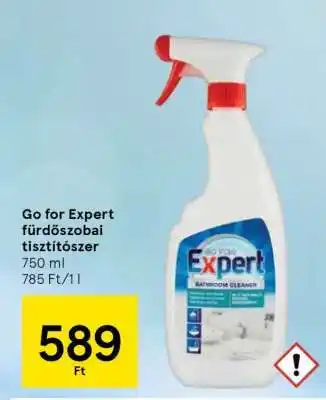Tesco Go for Expert fürdőszobai tisztítószer ajánlat
