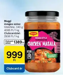 Tesco Maggi üveges szósz ajánlat