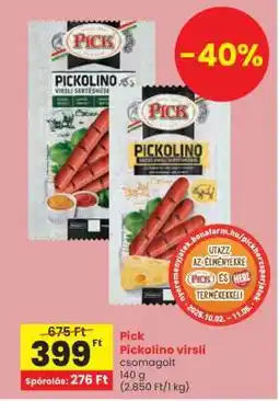 Spar PICK Pickolino virsli ajánlat