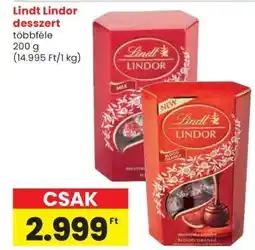 Spar Lindt Lindor desszert ajánlat