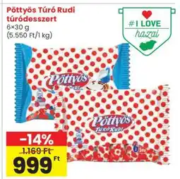 Spar Pöttyös Túró Rudi túródesszert ajánlat