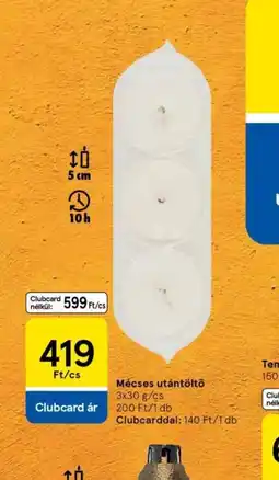 Tesco Mécses utántöltő ajánlat