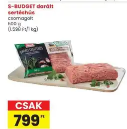 Spar S-BUDGET darált sertéshús ajánlat