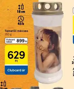 Tesco Temetői mécses ajánlat