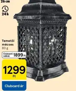 Tesco Temetői mécses ajánlat