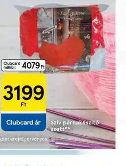 Tesco Szív párnakészítő szett ajánlat