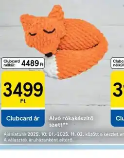 Tesco Alv rkakészítő szett ajánlat