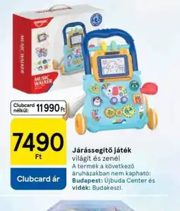 Tesco Járássegítő játék ajánlat