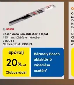 Tesco Bosch Aero Eco ablaktörlő lapát ajánlat