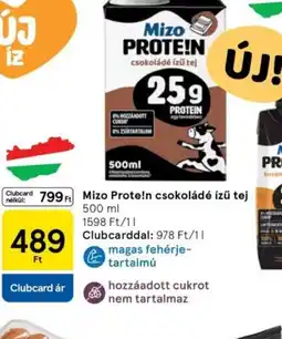 Tesco Mizo Protein csokoládé ízű tej ajánlat