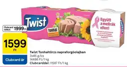 Tesco Twist Tonhaltörzs napraforgóolajban ajánlat