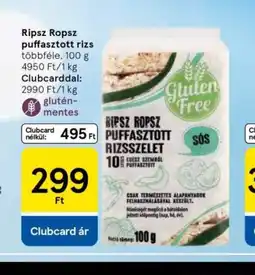 Tesco Ripsz Ropsz puffasztott rizs ajánlat
