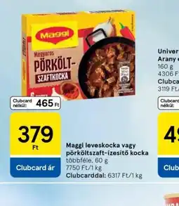 Tesco Maggi leveskocka vagy pörkölt szaft ízesítő kocka ajánlat