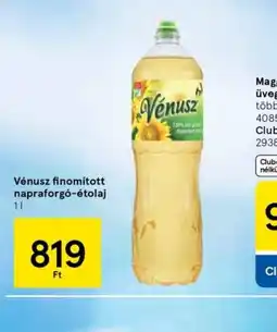 Tesco Vénusz finomított napraforg-étolaj ajánlat