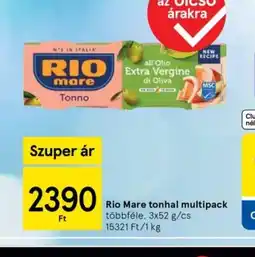 Tesco Rio Mare tonhal multipack ajánlat