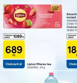 Tesco Lipton filteres tea ajánlat