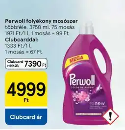 Tesco Perwoll folyékony mosószer ajánlat