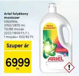 Tesco ARIEL Folyékony mosószer ajánlat