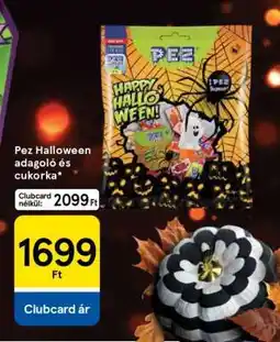Tesco Pez halloween adagoló és cukorka ajánlat
