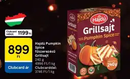 Tesco Hajdú Pumpkin Spice fűszerzezésű Grillsajt ajánlat