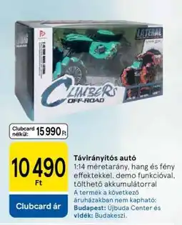 Tesco Távirányítós autó ajánlat