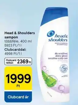 Tesco HEAD & SHOULDERS Sampon ajánlat